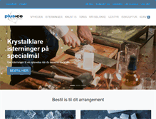 Tablet Screenshot of plusice.dk